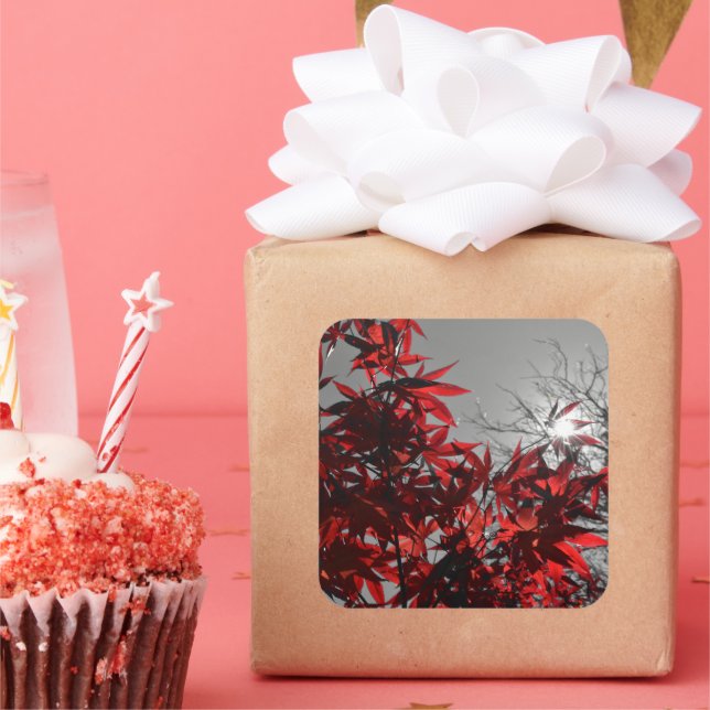 Pegatina Cuadrada Embers of Autumn (Fiesta)