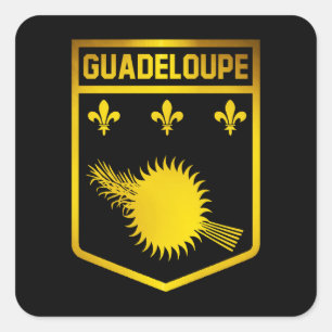 Pegatina Cuadrada Emblema de Guadalupe