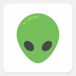 Pegatina Cuadrada emoji de extranjeros
