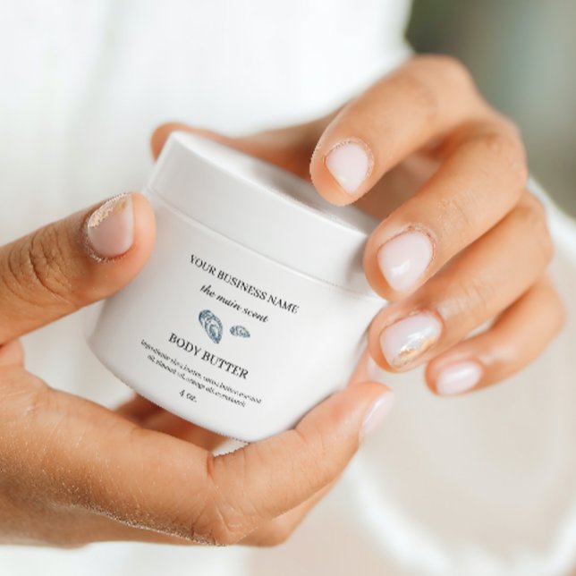 Pegatina Cuadrada Empaquetado de productos cosméticos de mantequilla (Subido por el creador)