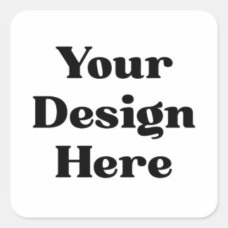 Pegatina Cuadrada Empresa de logotipos personalizados para empresas 