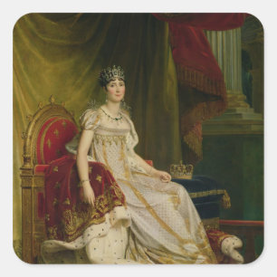 Pegatina Cuadrada Empress Josephine 1808