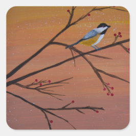 Pegatina Cuadrada En la boca