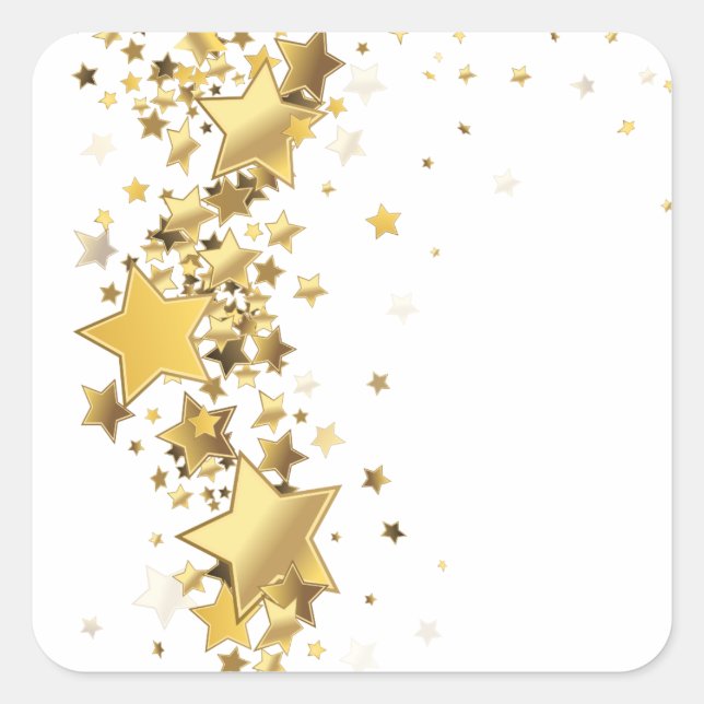 Pegatina Cuadrada Encantado (Anverso)