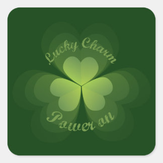 Pegatina Cuadrada Encender con encanto