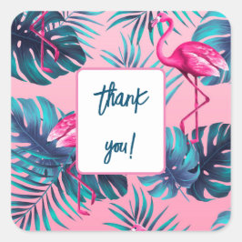 Pegatina Cuadrada Encuéntrenme en el viaje de Chicas de cumpleaños t