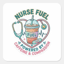 Enfermera Combustible Impulsada Por Cafeína Y Comp