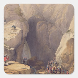 Pegatina Cuadrada Entrada al paso de Kojak desde Parush, desde 'Sket