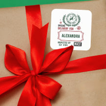 Entrega de Santa Express para (nombre personalizad