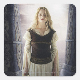 Pegatina Cuadrada Eowyn con espada