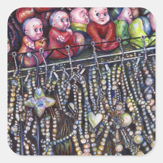 Pegatina Cuadrada Epitomizar (Anverso)