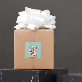 Pegatina Cuadrada Eres Juice Too Guay Classroom Valentine