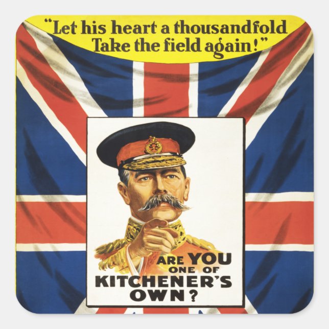 Pegatina Cuadrada ¿Eres uno propio de Kitchener? (Anverso)