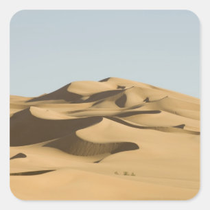 Pegatina Cuadrada Erg Awbari, desierto del Sahara, Fezzan, Libia.4
