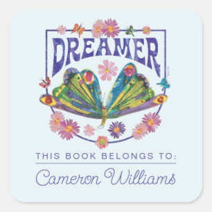 Pegatina Cuadrada Eric Carle   Dreamer