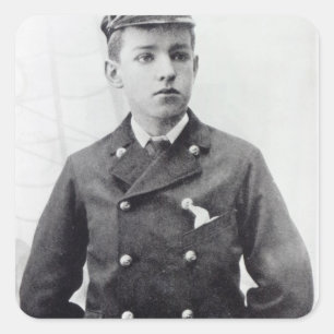 Pegatina Cuadrada Ernest Shackleton