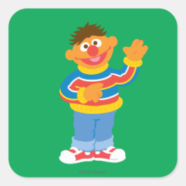 Pegatina Cuadrada Ernie Gráfico
