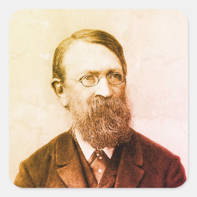 Pegatina Cuadrada Ernst Mach (Anverso)