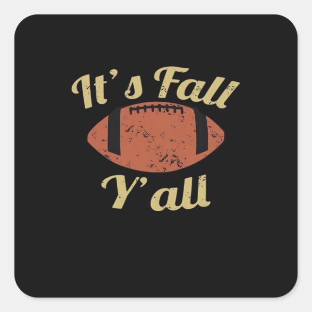 Pegatina Cuadrada Es la limpieza mínima esencial de otoño (Anverso)