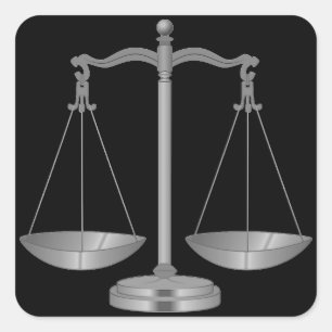 Pegatina Cuadrada Escala