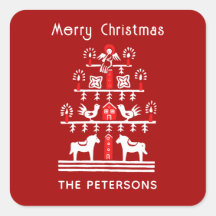 Escándalo festivo lindo árbol de Navidad blanco ro