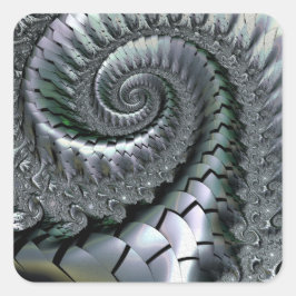 Pegatina Cuadrada Escheresco