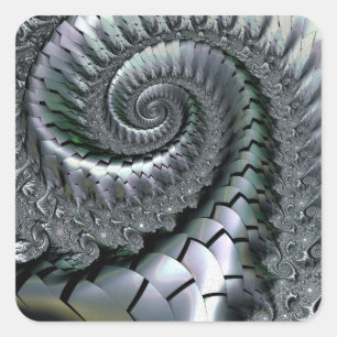 Pegatina Cuadrada Escheresco