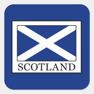 Pegatina Cuadrada Escocia
