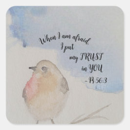 Pegatina Cuadrada Escritura motivadora - texto de 2024 años