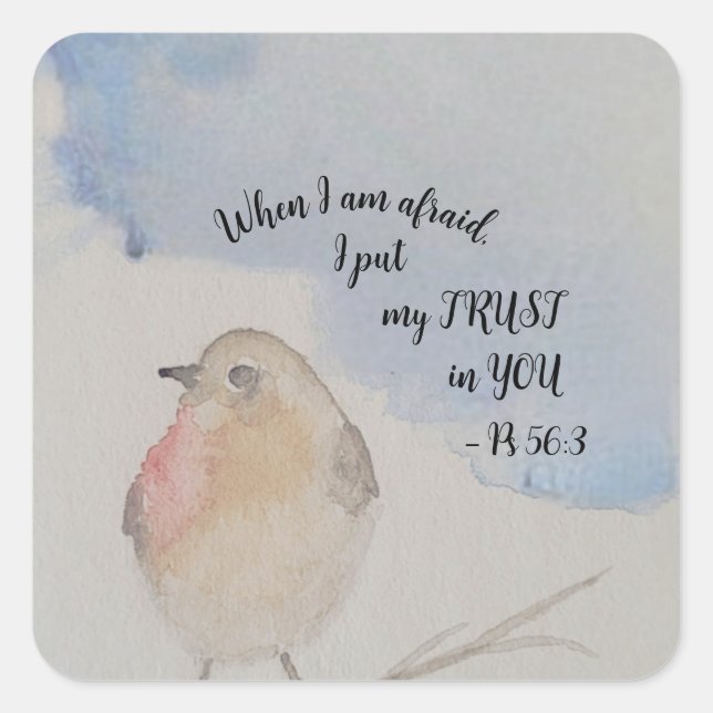 Pegatina Cuadrada Escritura motivadora - texto de 2024 años (Anverso)