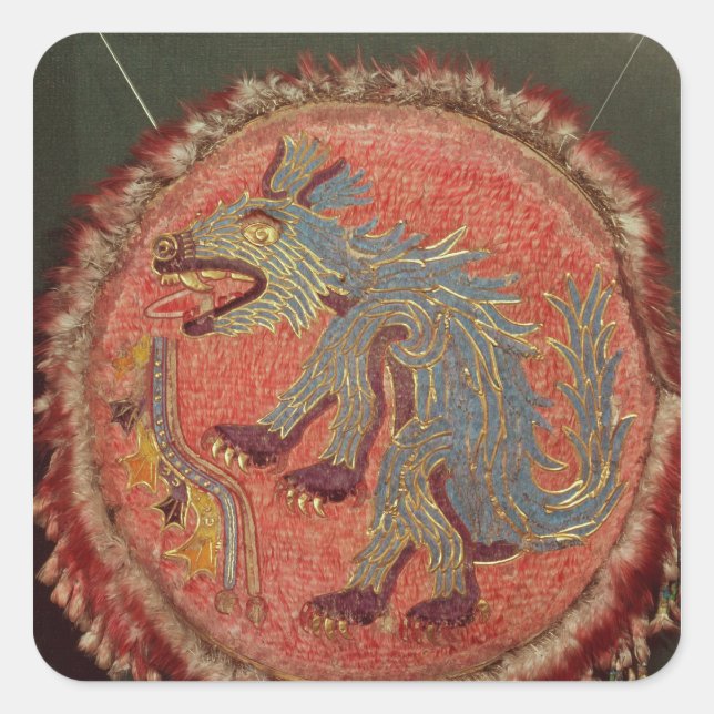 Pegatina Cuadrada Escudo, c.1500 (Anverso)