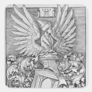 Pegatina Cuadrada Escudo de armas de la familia de Durer