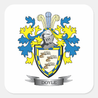 Pegatina Cuadrada Escudo de armas dioyle
