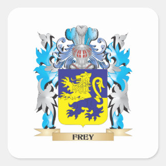 Pegatina Cuadrada Escudo de armas frey - reposo familiar