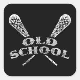 Pegatina Cuadrada Escuela secundaria