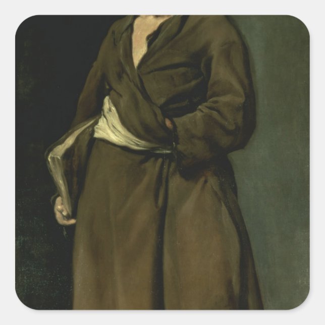 Pegatina Cuadrada Esopa, 1640 (Anverso)