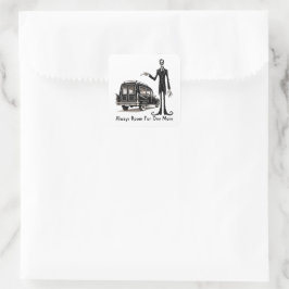 Pegatina Cuadrada Espacio para uno más