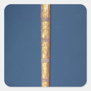 Pegatina Cuadrada Espada imperial de los sagrados emperadores romano