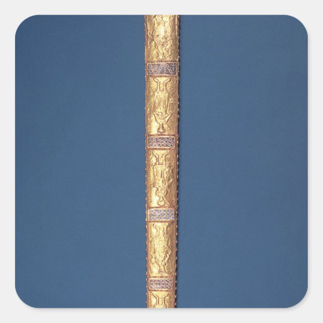 Pegatina Cuadrada Espada imperial de los sagrados emperadores romano (Anverso)