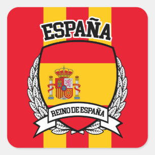 Pegatina Cuadrada España