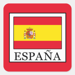Pegatina Cuadrada España