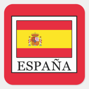 Pegatina Cuadrada España