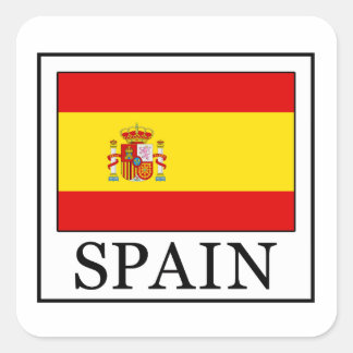 Pegatina Cuadrada España