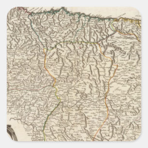 Pegatina Cuadrada España 6