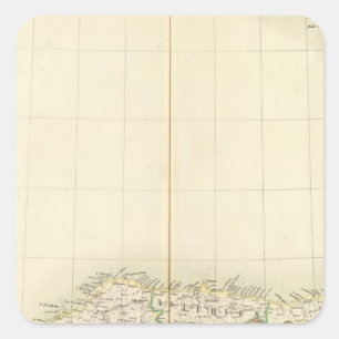 Pegatina Cuadrada España, Europa 18