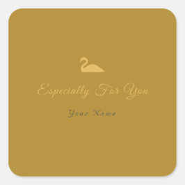 Pegatina Cuadrada Especialmente para ti
