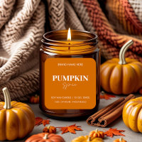 Especie de calabaza moderna | Candle otoño