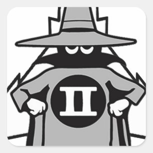 Pegatina Cuadrada Espectro del fantasma F-4