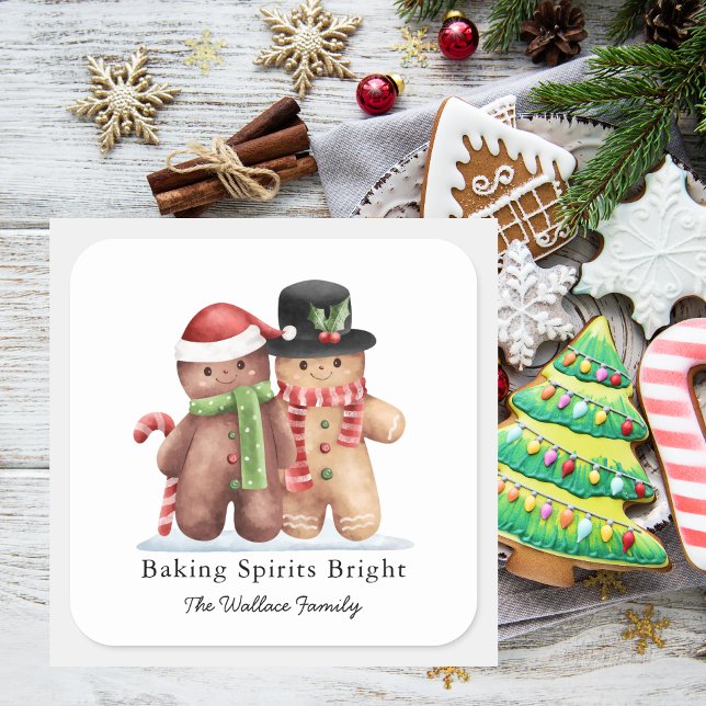 Pegatina Cuadrada Espectros de Navidad Brillantes  (Subido por el creador)