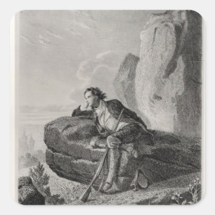 Pegatina Cuadrada Espinazo